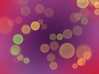 Bokeh Background with Retro Style