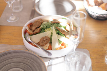 chicken and vegetable salad