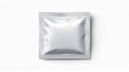 Blank silver pouch