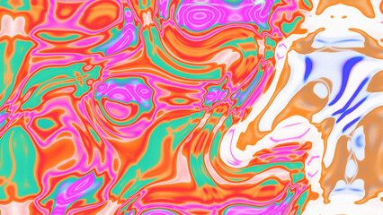 Fluid Marble Texture with Organic Flow, Abstract Liquid Pattern with Wavy Structure, Melted Surface Design with Soft Transitions, Psychedelic Swirl Texture with Marble Effect