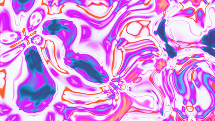 Fototapeta premium Fluid Marble Texture with Organic Flow, Abstract Liquid Pattern with Wavy Structure, Melted Surface Design with Soft Transitions, Psychedelic Swirl Texture with Marble Effect