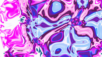 Fototapeta premium Fluid Marble Texture with Organic Flow, Abstract Liquid Pattern with Wavy Structure, Melted Surface Design with Soft Transitions, Psychedelic Swirl Texture with Marble Effect