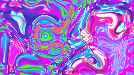 Fototapeta premium Fluid Marble Texture with Organic Flow, Abstract Liquid Pattern with Wavy Structure, Melted Surface Design with Soft Transitions, Psychedelic Swirl Texture with Marble Effect