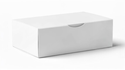 Fototapeta premium Blank white cardboard box (3)