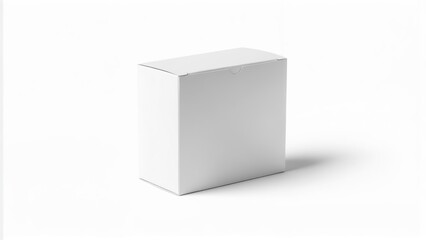 Naklejka premium Blank white cardboard box (3)