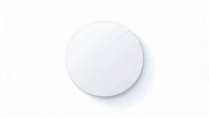 Blank white circle on white background (1)