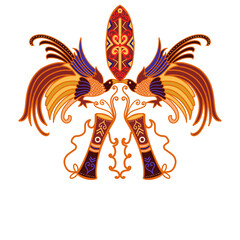 Papuan ethnic batik