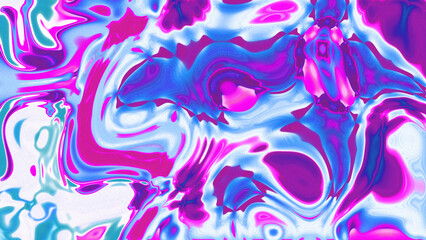 Fototapeta premium Fluid Marble Texture with Organic Flow, Abstract Liquid Pattern with Wavy Structure, Melted Surface Design with Soft Transitions, Psychedelic Swirl Texture with Marble Effect