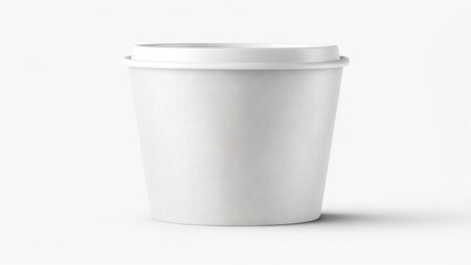 Blank white disposable coffee cup (2)