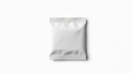 Blank white packet