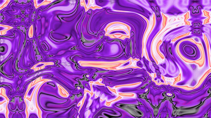 Obraz premium Fluid Marble Texture with Organic Flow, Abstract Liquid Pattern with Wavy Structure, Melted Surface Design with Soft Transitions, Psychedelic Swirl Texture with Marble Effect
