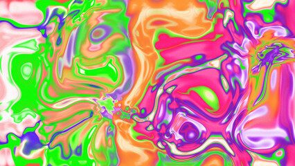 Fototapeta premium Fluid Marble Texture with Organic Flow, Abstract Liquid Pattern with Wavy Structure, Melted Surface Design with Soft Transitions, Psychedelic Swirl Texture with Marble Effect