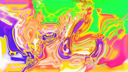 Obraz premium Fluid Marble Texture with Organic Flow, Abstract Liquid Pattern with Wavy Structure, Melted Surface Design with Soft Transitions, Psychedelic Swirl Texture with Marble Effect