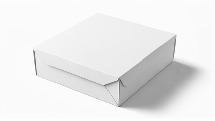 Blank white square box