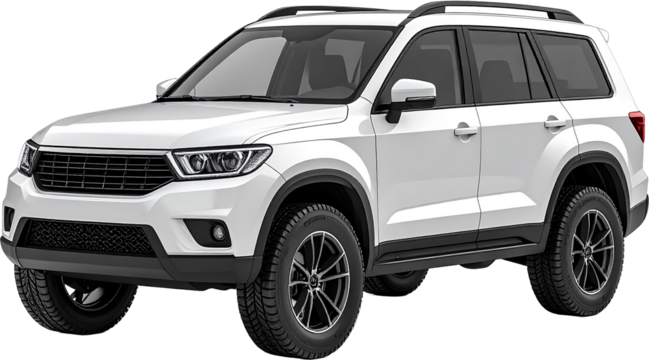 3D crossover icon isolated on transparent background. PNG