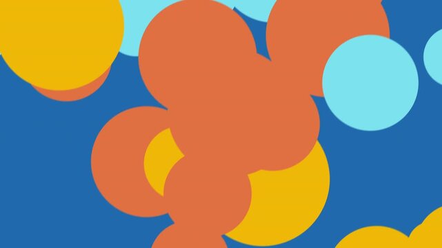 Animaci&oacute;n de c&iacute;rculos abstractos en movimiento