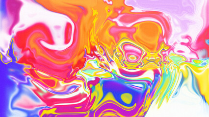 Fototapeta premium Fluid Marble Texture with Organic Flow, Abstract Liquid Pattern with Wavy Structure, Melted Surface Design with Soft Transitions, Psychedelic Swirl Texture with Marble Effect