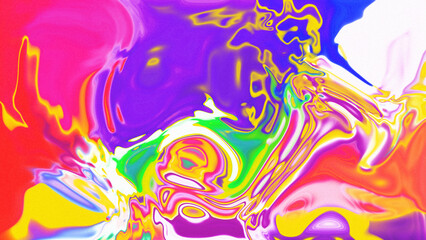 Fototapeta premium Fluid Marble Texture with Organic Flow, Abstract Liquid Pattern with Wavy Structure, Melted Surface Design with Soft Transitions, Psychedelic Swirl Texture with Marble Effect