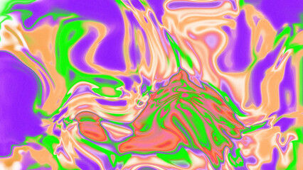 Fototapeta premium Fluid Marble Texture with Organic Flow, Abstract Liquid Pattern with Wavy Structure, Melted Surface Design with Soft Transitions, Psychedelic Swirl Texture with Marble Effect