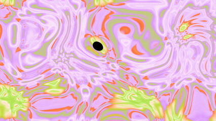 Obraz premium Fluid Marble Texture with Organic Flow, Abstract Liquid Pattern with Wavy Structure, Melted Surface Design with Soft Transitions, Psychedelic Swirl Texture with Marble Effect