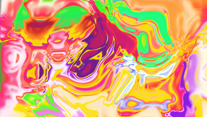 Obraz premium Fluid Marble Texture with Organic Flow, Abstract Liquid Pattern with Wavy Structure, Melted Surface Design with Soft Transitions, Psychedelic Swirl Texture with Marble Effect
