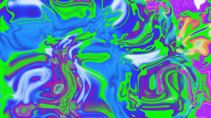 Fototapeta premium Fluid Marble Texture with Organic Flow, Abstract Liquid Pattern with Wavy Structure, Melted Surface Design with Soft Transitions, Psychedelic Swirl Texture with Marble Effect
