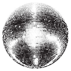 Disco ball isolated. Disco ball clipart. Mirrorball with lights.	