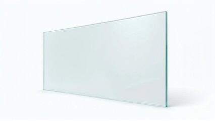 Clear glass panel