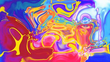 Fototapeta premium Fluid Marble Texture with Organic Flow, Abstract Liquid Pattern with Wavy Structure, Melted Surface Design with Soft Transitions, Psychedelic Swirl Texture with Marble Effect