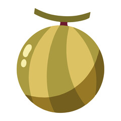 Flat Watermelon Fruits Vector Illustration