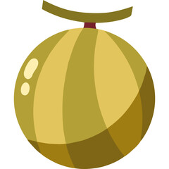 Flat Watermelon Fruits Vector Illustration