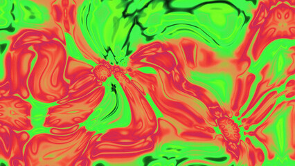 Fototapeta premium Fluid Marble Texture with Organic Flow, Abstract Liquid Pattern with Wavy Structure, Melted Surface Design with Soft Transitions, Psychedelic Swirl Texture with Marble Effect