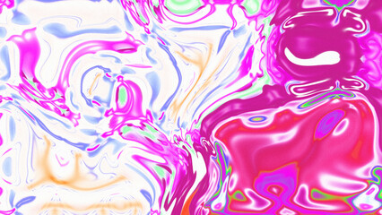 Fototapeta premium Fluid Marble Texture with Organic Flow, Abstract Liquid Pattern with Wavy Structure, Melted Surface Design with Soft Transitions, Psychedelic Swirl Texture with Marble Effect