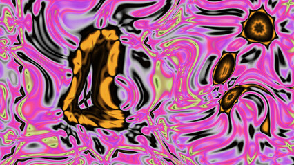 Fluid Marble Texture with Organic Flow, Abstract Liquid Pattern with Wavy Structure, Melted Surface Design with Soft Transitions, Psychedelic Swirl Texture with Marble Effect