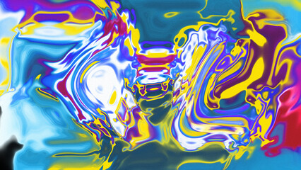 Fluid Marble Texture with Organic Flow, Abstract Liquid Pattern with Wavy Structure, Melted Surface Design with Soft Transitions, Psychedelic Swirl Texture with Marble Effect