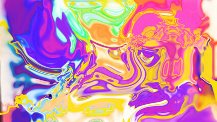 Fototapeta premium Fluid Marble Texture with Organic Flow, Abstract Liquid Pattern with Wavy Structure, Melted Surface Design with Soft Transitions, Psychedelic Swirl Texture with Marble Effect