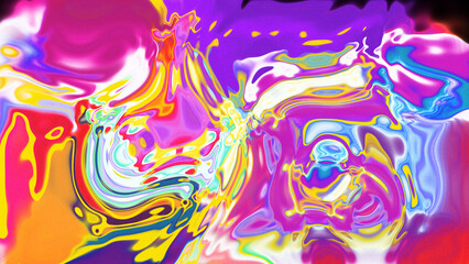 Fluid Marble Texture with Organic Flow, Abstract Liquid Pattern with Wavy Structure, Melted Surface Design with Soft Transitions, Psychedelic Swirl Texture with Marble Effect