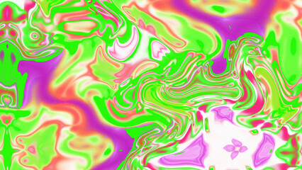 Obraz premium Fluid Marble Texture with Organic Flow, Abstract Liquid Pattern with Wavy Structure, Melted Surface Design with Soft Transitions, Psychedelic Swirl Texture with Marble Effect