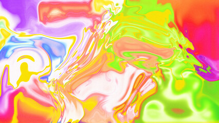 Fototapeta premium Fluid Marble Texture with Organic Flow, Abstract Liquid Pattern with Wavy Structure, Melted Surface Design with Soft Transitions, Psychedelic Swirl Texture with Marble Effect