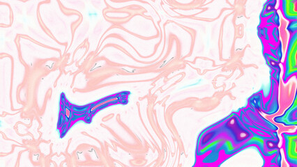 Fototapeta premium Fluid Marble Texture with Organic Flow, Abstract Liquid Pattern with Wavy Structure, Melted Surface Design with Soft Transitions, Psychedelic Swirl Texture with Marble Effect