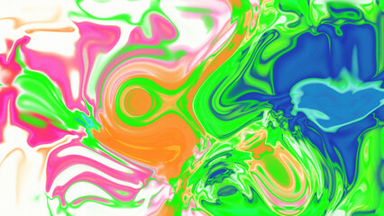 Fototapeta premium Fluid Marble Texture with Organic Flow, Abstract Liquid Pattern with Wavy Structure, Melted Surface Design with Soft Transitions, Psychedelic Swirl Texture with Marble Effect