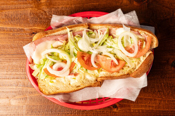 ham and cheese sub