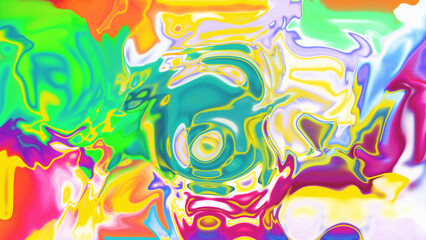 Fototapeta premium Fluid Marble Texture with Organic Flow, Abstract Liquid Pattern with Wavy Structure, Melted Surface Design with Soft Transitions, Psychedelic Swirl Texture with Marble Effect