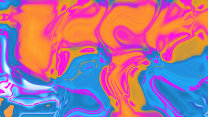 Fototapeta premium Fluid Marble Texture with Organic Flow, Abstract Liquid Pattern with Wavy Structure, Melted Surface Design with Soft Transitions, Psychedelic Swirl Texture with Marble Effect