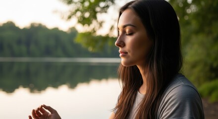 Peaceful Lakeside Meditation