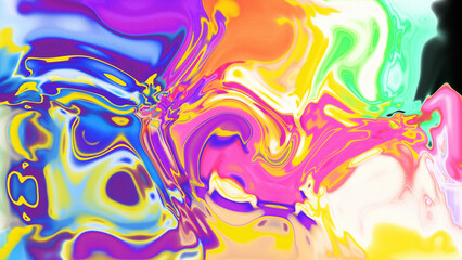 Fototapeta premium Fluid Marble Texture with Organic Flow, Abstract Liquid Pattern with Wavy Structure, Melted Surface Design with Soft Transitions, Psychedelic Swirl Texture with Marble Effect