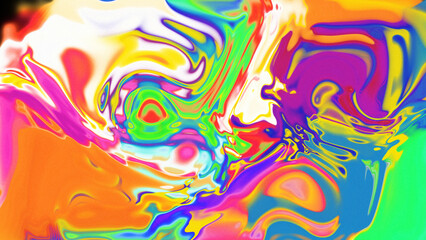 Obraz premium Fluid Marble Texture with Organic Flow, Abstract Liquid Pattern with Wavy Structure, Melted Surface Design with Soft Transitions, Psychedelic Swirl Texture with Marble Effect