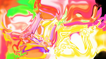 Obraz premium Fluid Marble Texture with Organic Flow, Abstract Liquid Pattern with Wavy Structure, Melted Surface Design with Soft Transitions, Psychedelic Swirl Texture with Marble Effect