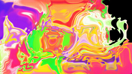 Fototapeta premium Fluid Marble Texture with Organic Flow, Abstract Liquid Pattern with Wavy Structure, Melted Surface Design with Soft Transitions, Psychedelic Swirl Texture with Marble Effect