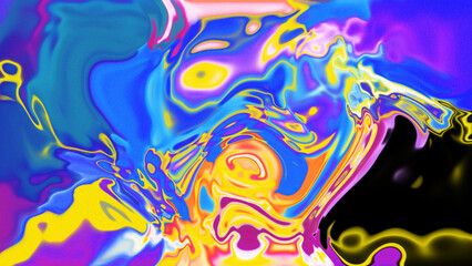 Fluid Marble Texture with Organic Flow, Abstract Liquid Pattern with Wavy Structure, Melted Surface Design with Soft Transitions, Psychedelic Swirl Texture with Marble Effect